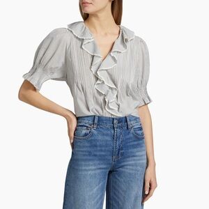 Doen Henri ruffled top